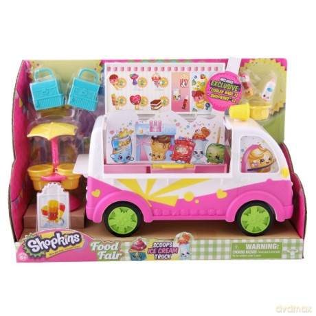 SHOPKINS Auto z lodami, zestaw S3 [FIGURKA]