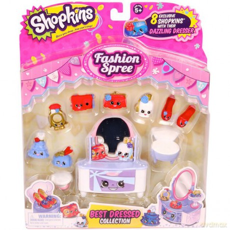 SHOPKINS Szał mody, Kolekcja toaletka S3 [FIGURKA]