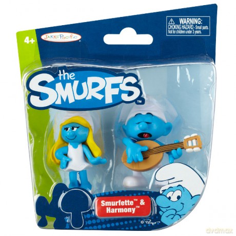 SMURFS Zest. 2 Fig. Harmoniusz&Smerfetka [FIGURKA]