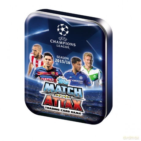 TOPPS Liga Mistrzów puszka z kartami [KARTY]