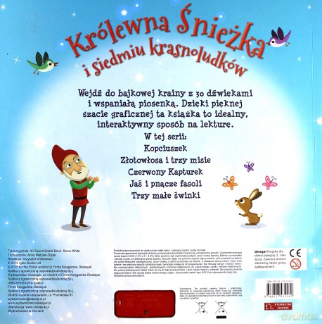 30 niezwykłych bajkowych dźwięków. Królewna Śnieżka [KSIĄŻKA]