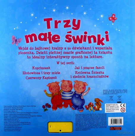 30 niezwykłych bajkowych dźwięków. Trzy małe świnki [KSIĄŻKA]