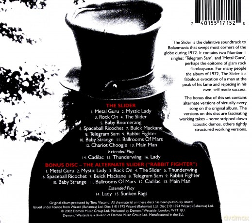 T.Rex: The Slider (Original recording remastered) [2CD]
