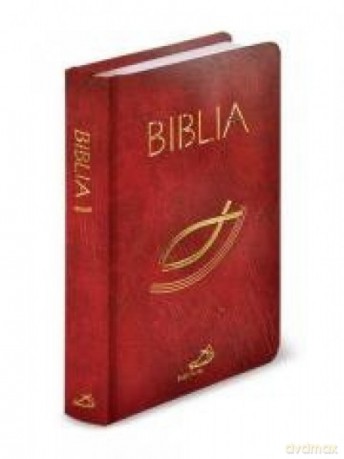 Biblia Stary Testament i Nowy Testament (oprawa balacron) - bordo [KSIĄŻKA]