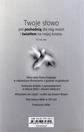 Biblia. Stary i Nowy Testament (szara) [KSIĄŻKA]