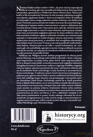 Bój na przedmościu Warszawy w sierpniu 1920 roku - Bolesław Waligóra [KSIĄŻKA]