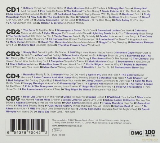 Various Artists: 100 Hits 90's [5CD]