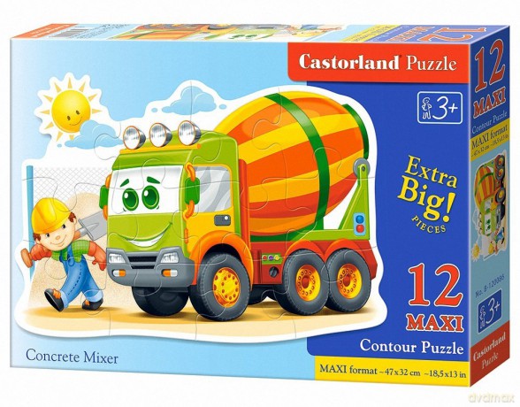 CASTORLAND 12 el. maxi Betoniarka [PUZZLE]