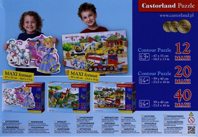 CASTORLAND 12 el. maxi Betoniarka [PUZZLE]