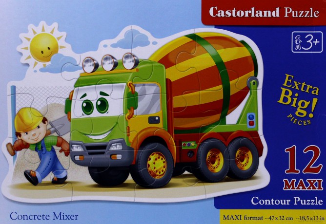CASTORLAND 12 el. maxi Betoniarka [PUZZLE]