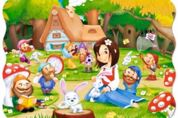 CASTORLAND 30 el. Królewna Śnieżka i siedmiu... [PUZZLE]