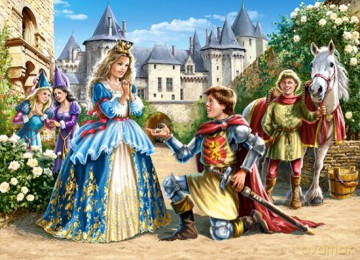 CASTORLAND 300 el. Księżniczka i Rycerz [PUZZLE]