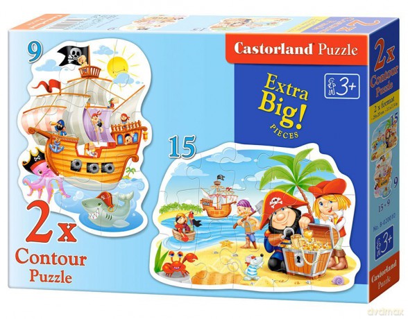 CASTORLAND Kontur - Piraci [PUZZLE]
