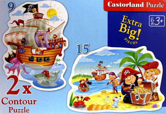 CASTORLAND Kontur - Piraci [PUZZLE]