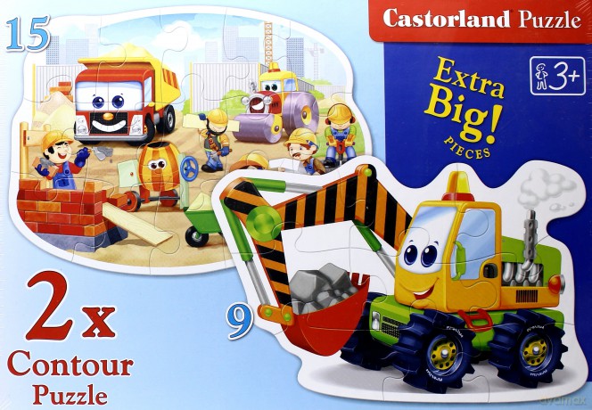 CASTORLAND Kontur - Roboty budowlane [PUZZLE]