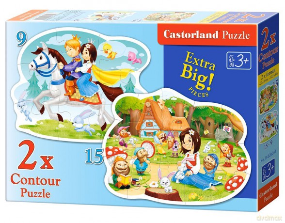 CASTORLAND Kontur - Snow white [PUZZLE]