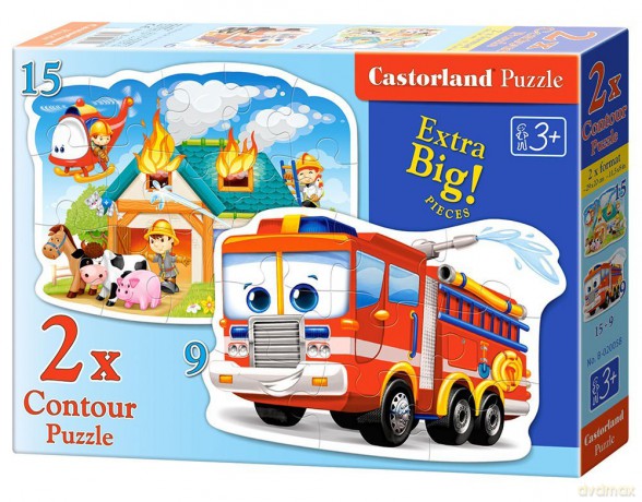 CASTORLAND Kontur - Strażacy w akcji [PUZZLE]
