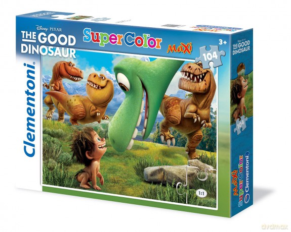 CLEMENTONI 104 el. Maxi Dobry Dinozaur 2 [PUZZLE]