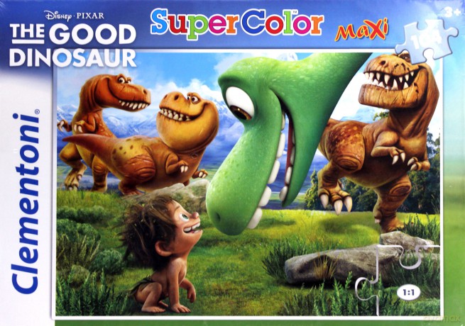 CLEMENTONI 104 el. Maxi Dobry Dinozaur 2 [PUZZLE]