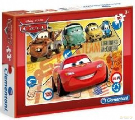CLEMENTONI 30 el. Auta [PUZZLE]