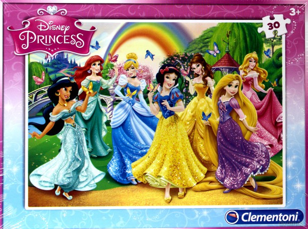 CLEMENTONI 30 el. Księżniczki [PUZZLE]