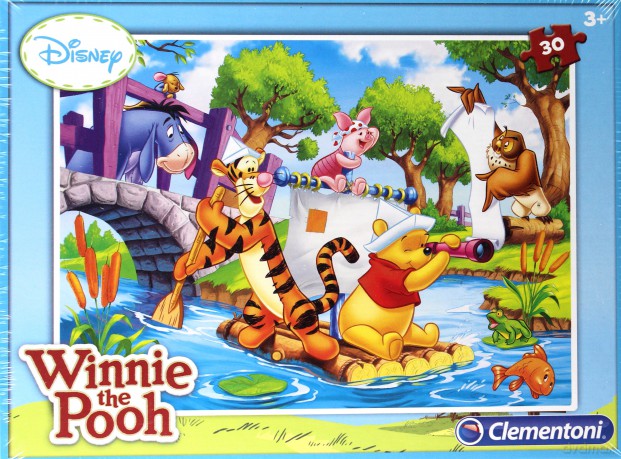 CLEMENTONI 30 el. Kubuś Puchatek [PUZZLE]