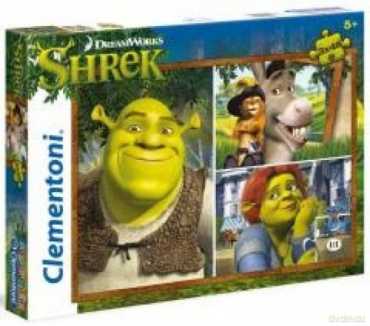 CLEMENTONI 3x48 el. Shrek [PUZZLE]