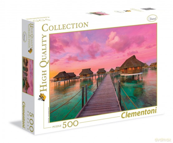 CLEMENTONI 500 el. HQ Colorful Paradise [PUZZLE]