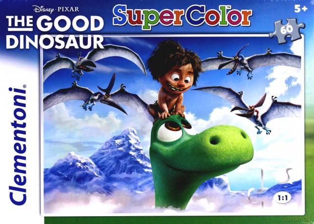 CLEMENTONI 60 el. Dobry Dinozaur [PUZZLE]