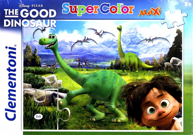 CLEMENTONI 60 el. Maxi Dobry Dinozaur [PUZZLE]