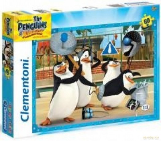 CLEMENTONI 60 el. Pingwiny z Madagaskaru [PUZZLE]
