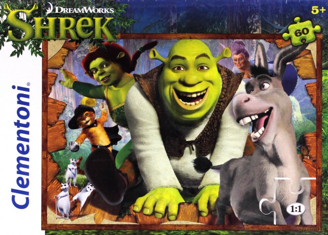 CLEMENTONI 60 el. Shrek [PUZZLE]