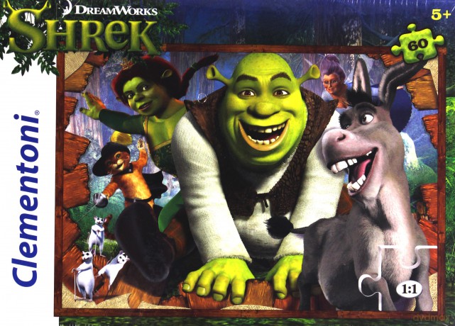 CLEMENTONI 60 el. Shrek [PUZZLE]