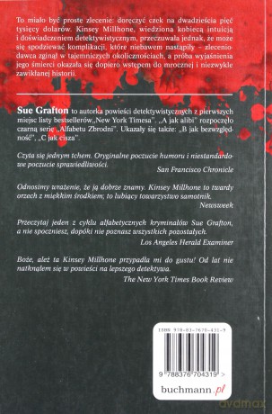 D jak dłużnik - Sue Grafton [KSIĄŻKA]