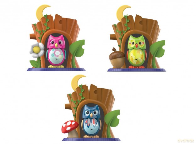 DUMEL DigiOwls Sówka z dziuplą, 3 rodzaje