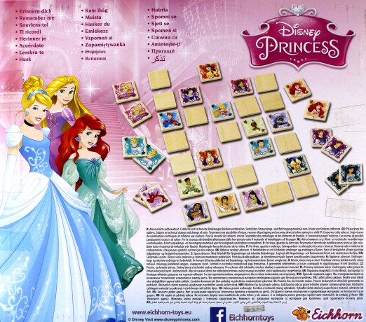 EICHHORN Księżniczki - Zapamiętaj mnie, 40 el. elementów [PUZZLE]