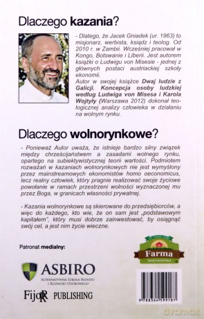 Ekonomia boża i ludzka.Kazania wolnorynkowe - Jacek Gniadek [KSIĄŻKA]