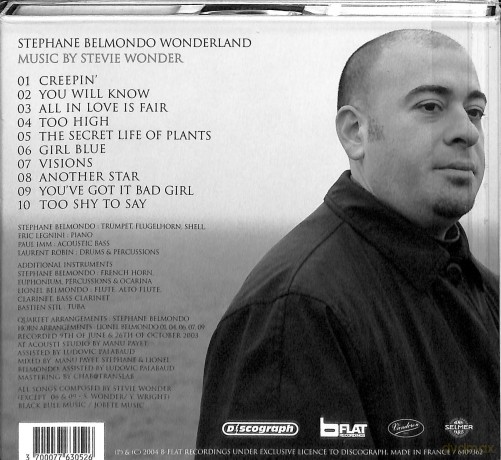 Stephane Belmondo: Wonderland [CD]