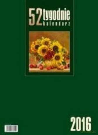 Kalendarz 2016 Biurkowy - 52T zielony [KALENDARZ]