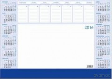 Kalendarz 2016 Biurkowy BIUWAR duży z listwą PCV [KALENDARZ]