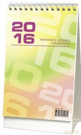 Kalendarz 2017 Biurkowy Stojący trójdzielny [KALENDARZ]