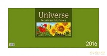 Kalendarz 2019 Biurkowy Universe - jasnzoielony [KALENDARZ]
