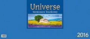 Kalendarz 2016 Biurkowy Universe - niebieski [KALENDARZ]