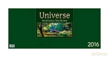 Kalendarz 2019 Biurkowy Universe - zielony [KALENDARZ]