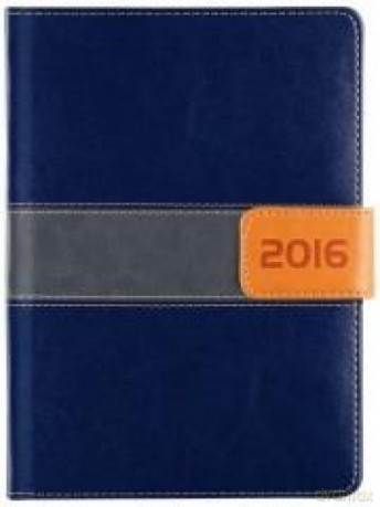 Kalendarz 2016 Książkowy A5 RD MAGNETO granat [KALENDARZ]
