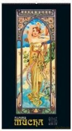 Kalendarz 2016 Wieloplanszowy Alfons Mucha [KALENDARZ]