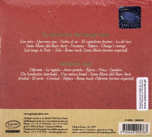 Gotan Project: Live  [2CD]