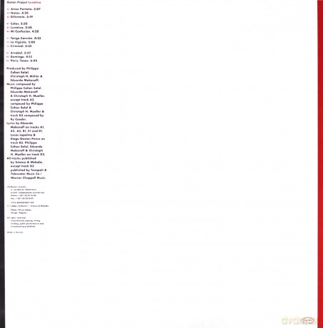 Gotan Project: Lunatico [2xWinyl]