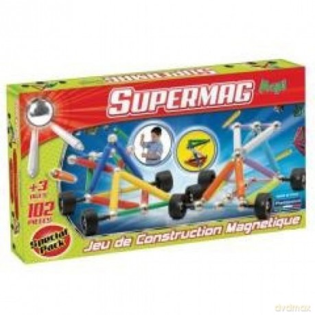 Klocki magnetyczne. SupermagMaxi koła 102 [KLOCKI]