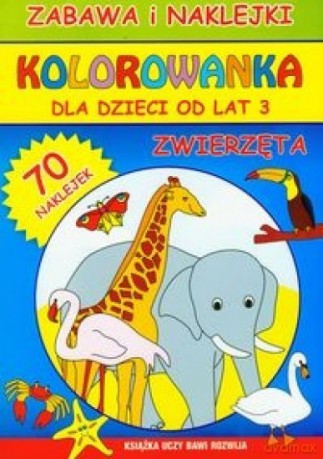 Kolorowanka dla dzieci od lat 3. Zwierzęta - Beata Guzowska [KSIĄŻKA]